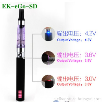 E-Cig EGO VV Battery, LED Indicator Ring, EGO-SD
